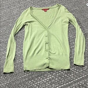 AS IS B.U.M. Equipment | Light Green Cardigan